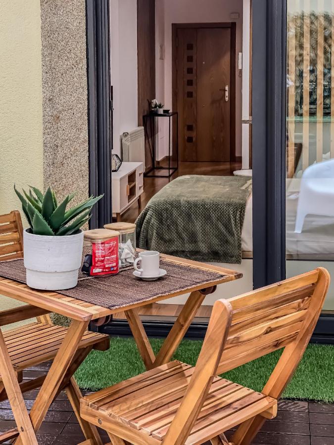 La Terraza De David Aparthotel Vigo Exterior foto